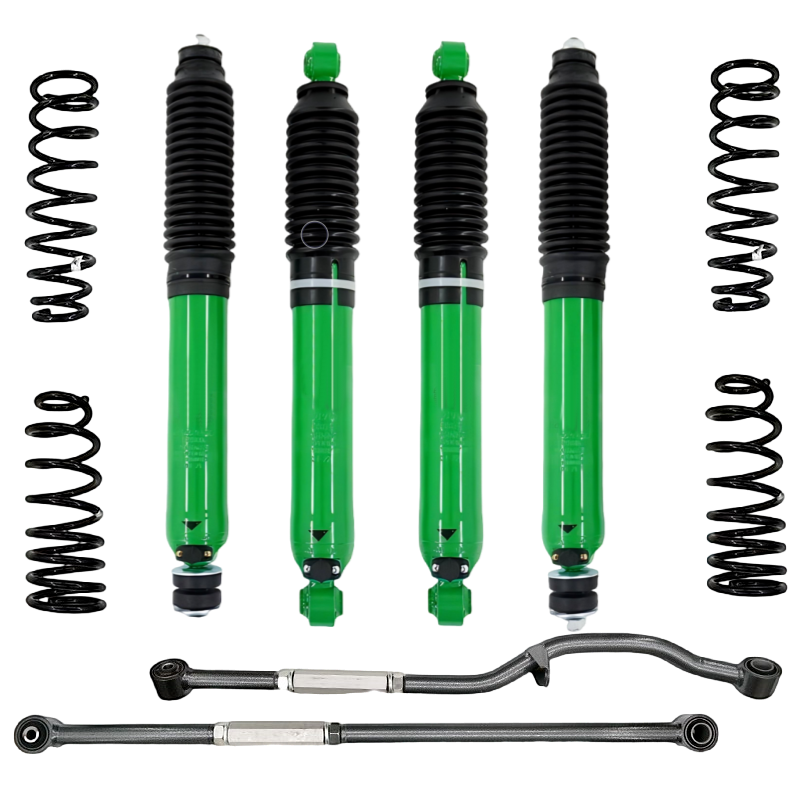 Nissan Patrol Y60 Y61 Y62 Foam Cell Smooth Body 2 Inch Lift Kit off road shocks