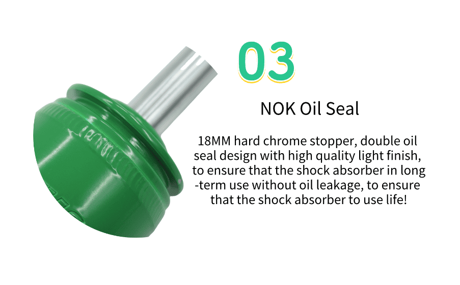 Off road coilover shock absorber features